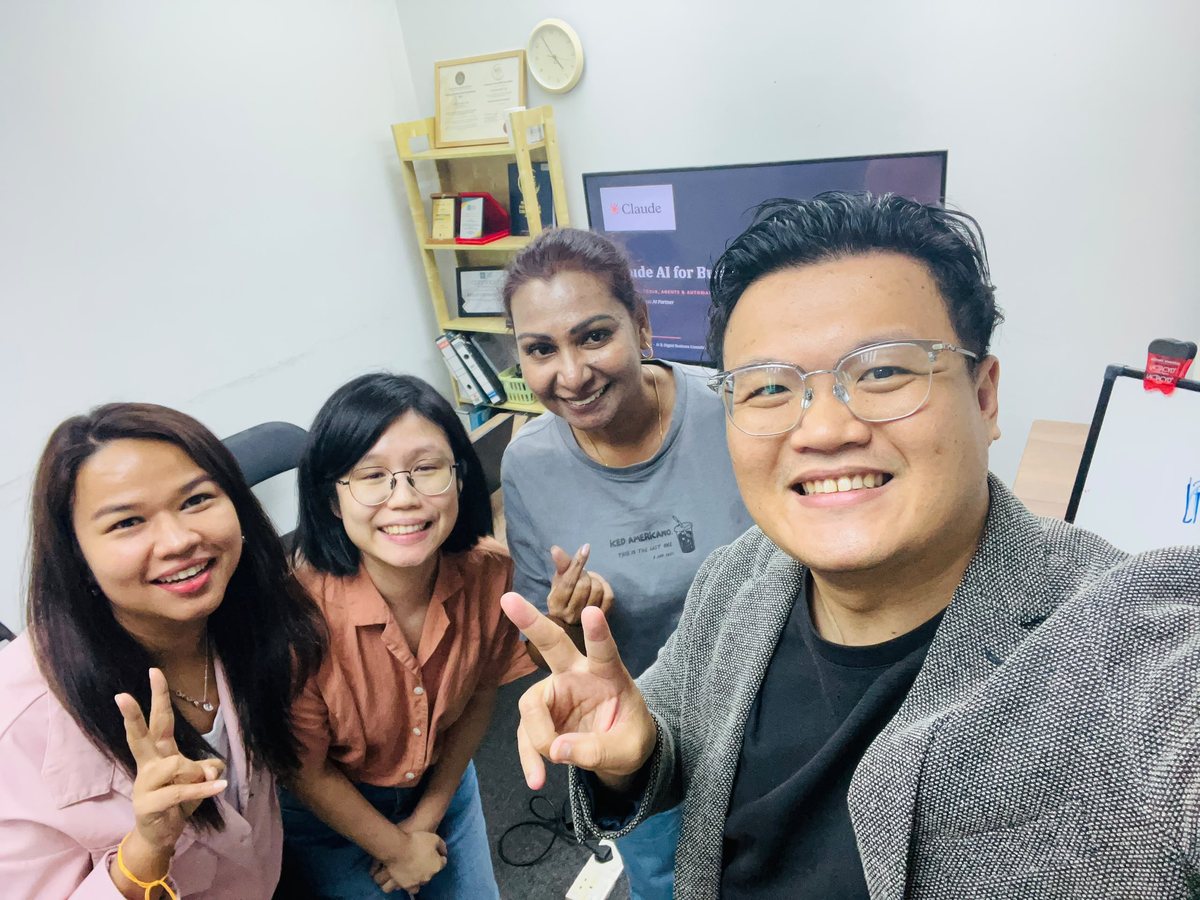 Claude AI for Business training selfie