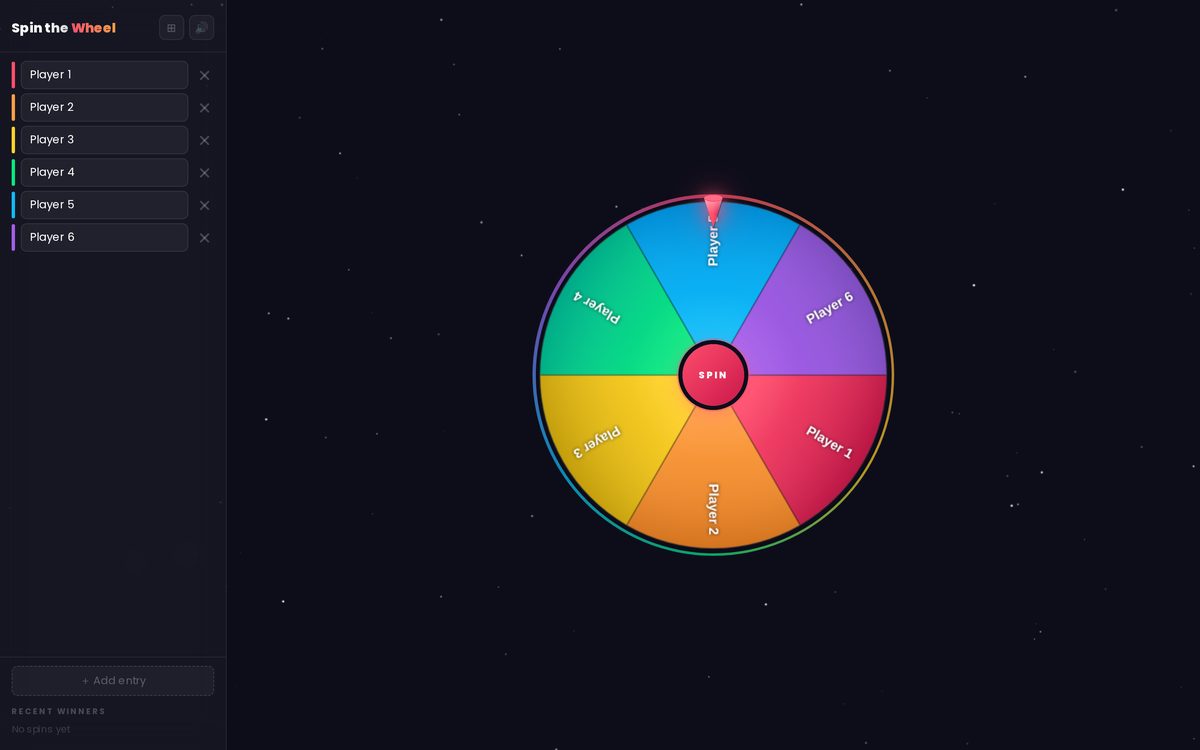 Spin Wheel lucky draw application